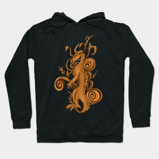 Ornate Golden Dragon Hoodie